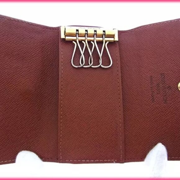 Louis Vuitton Key holder Key case Monogram Brown Woman Authentic - Picture 5 of 7
